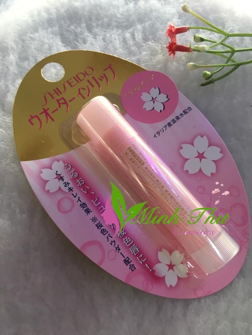 Son dưỡng môi shiseido water in lip hoa anh đào