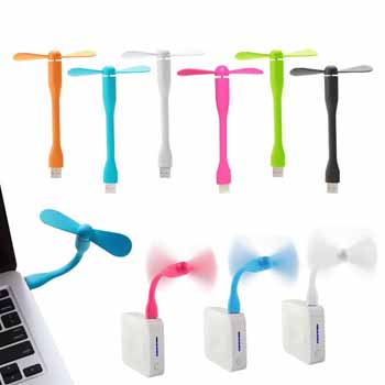 Bộ 2 quạt usb 2 cánh và đèn led usb