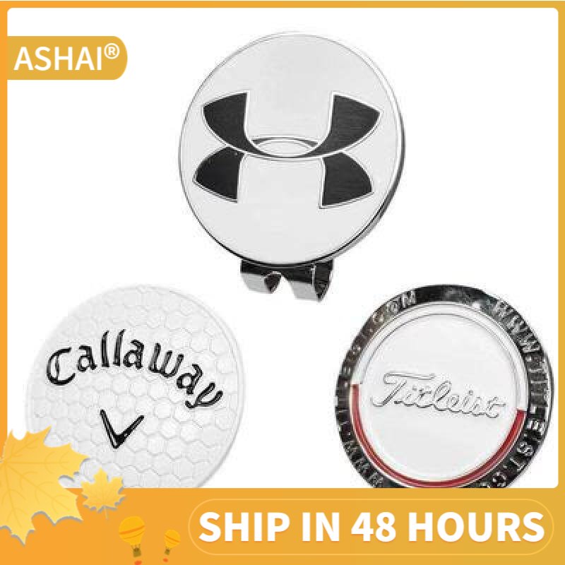 New golf kim loại có nam châm đánh dấu cap clip langfang craft mũ lưỡi trai clip bóng xanh lá cây đánh dấu
