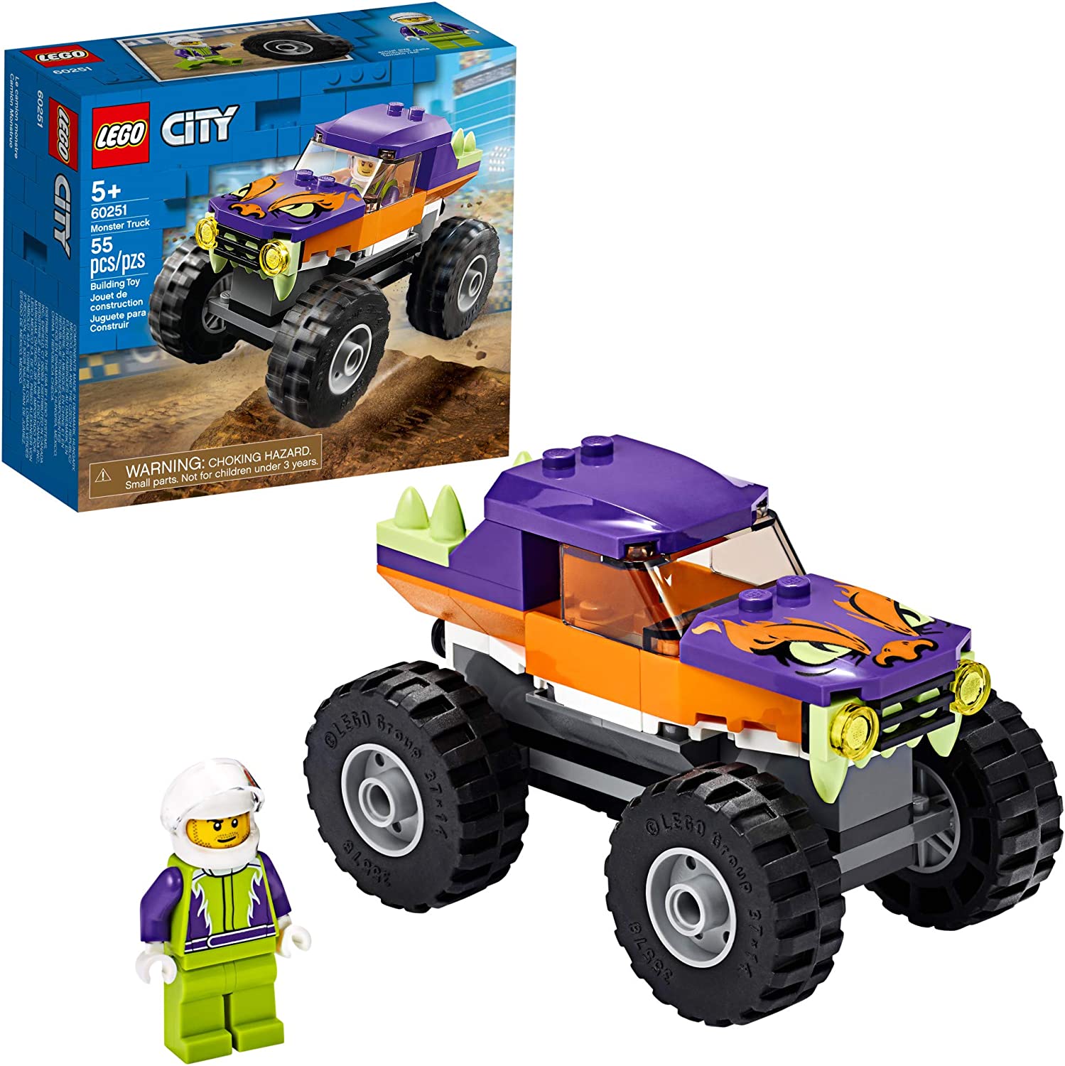 Đồ chơi lego city - chiến xe quái vật - 60251