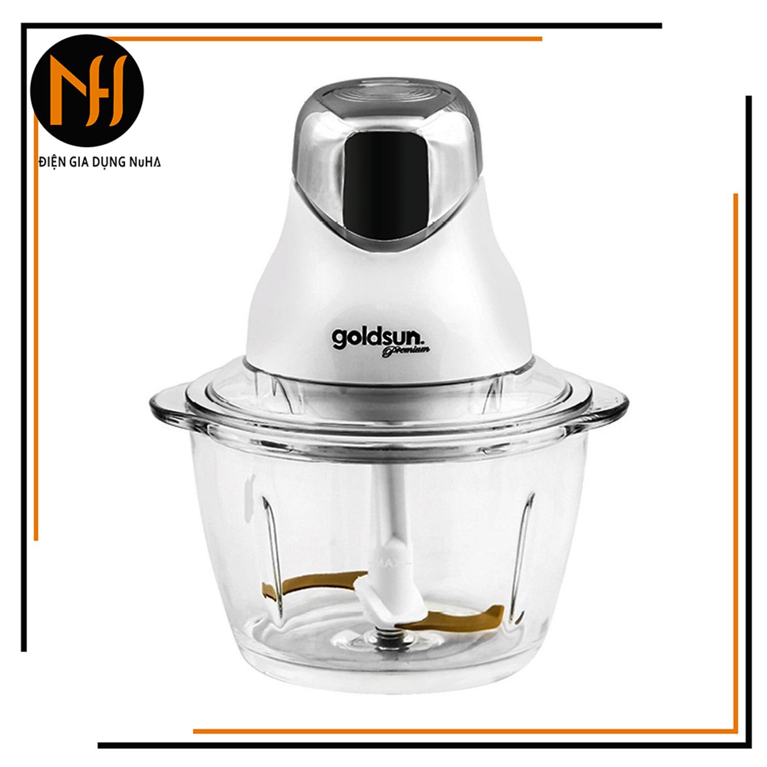 Máy xay thịt goldsun premium gpc07 dung tích cối 1l công suất 500w bh 12tháng
