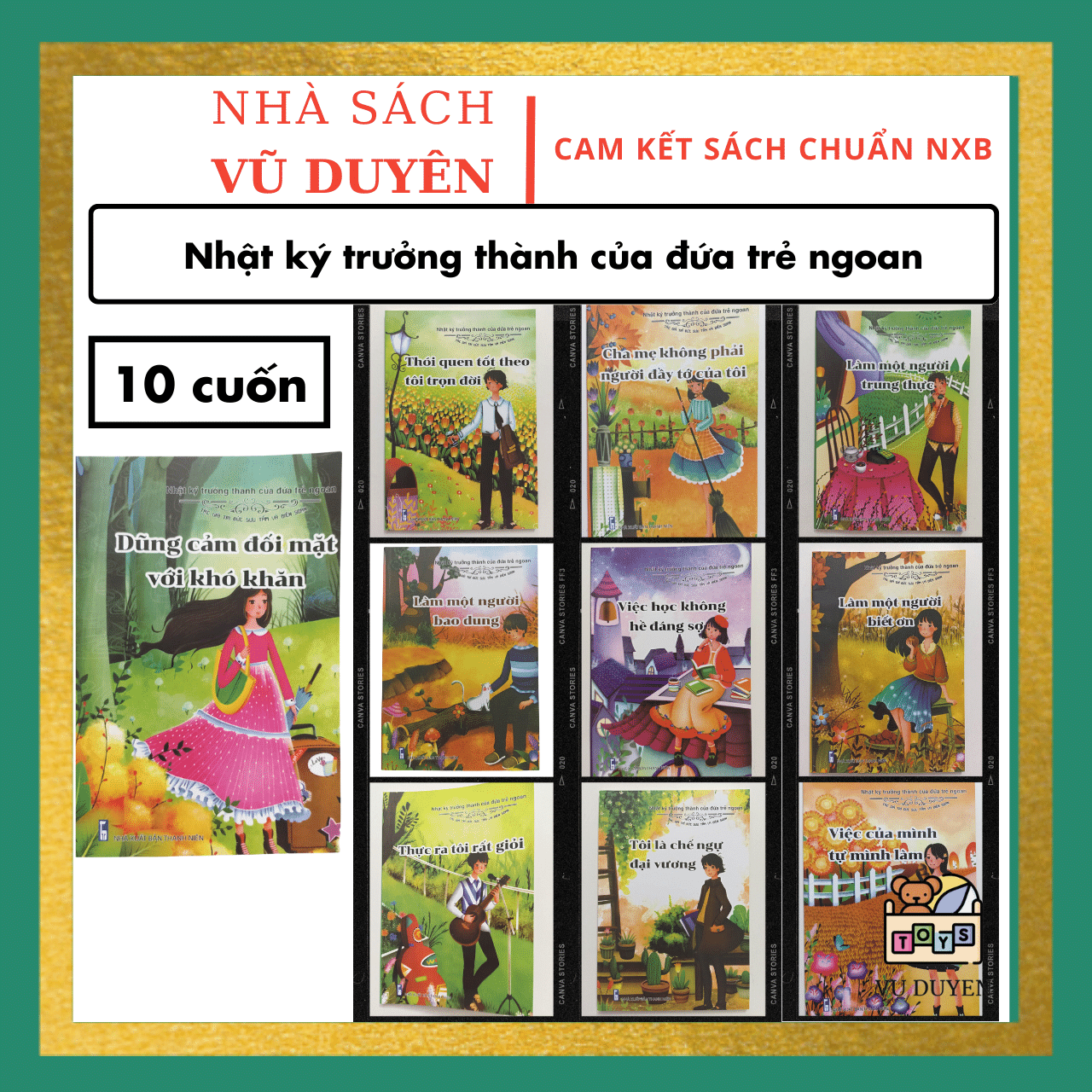 Bộ 10 cuốn nhật ký trưởng thành của đứa trẻ ngoan cho bé giải trí