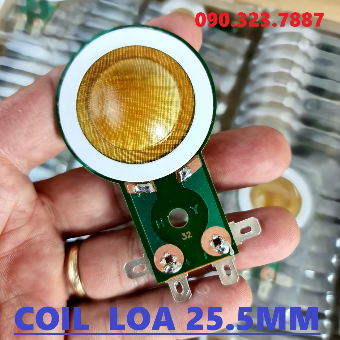 Coil treble kèn 25.5mm . loại tốt
