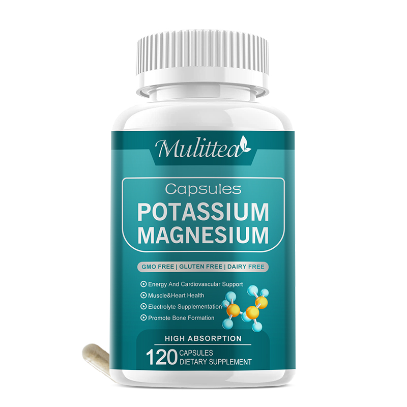 Mulittea Potassium Magnesium Capsules Supports Healthy Heart