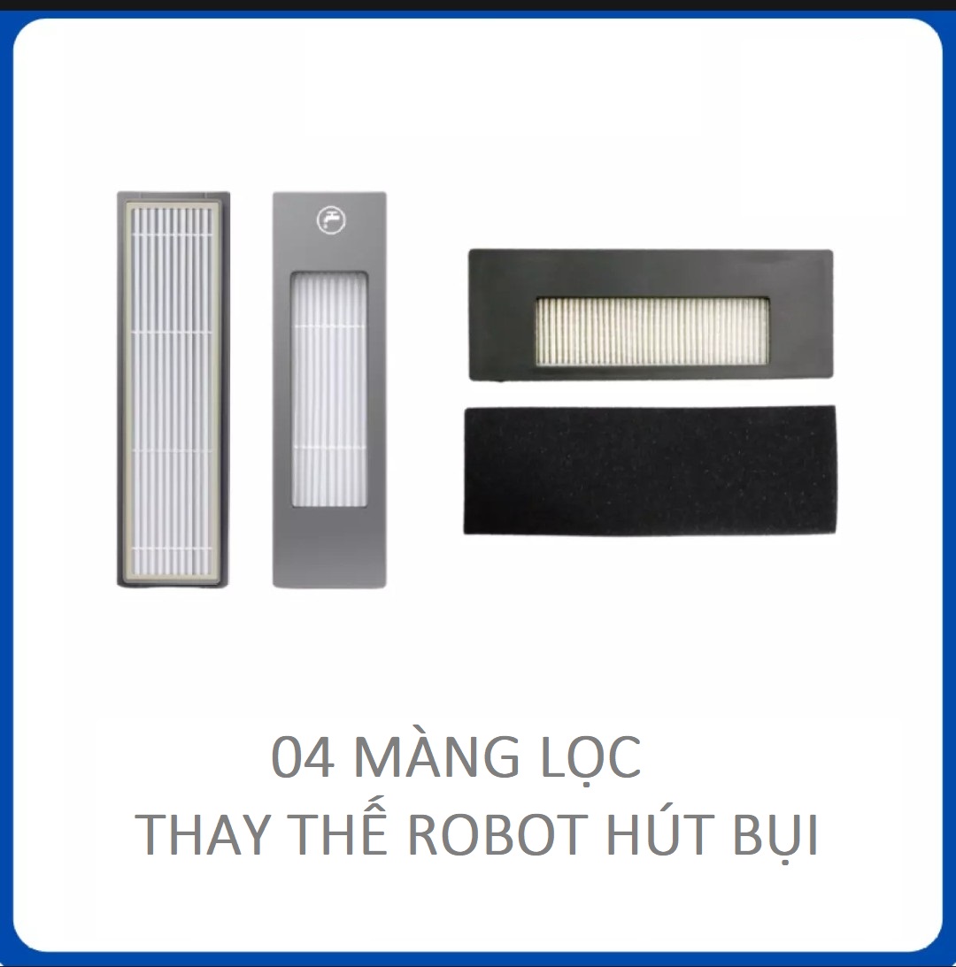 04 Màng lọc cho dòng robot hút bụi Ecovaac DT,DD,DE,DJ,DN,T5,T8,T9,- DT85G,DD35,DJ35,DN33,DN55,N8,T5 NEO,T5MAX,T8 AIVI, T9 AIVI UY TÍN TẠI ROBOT HÚT BỤI HCM