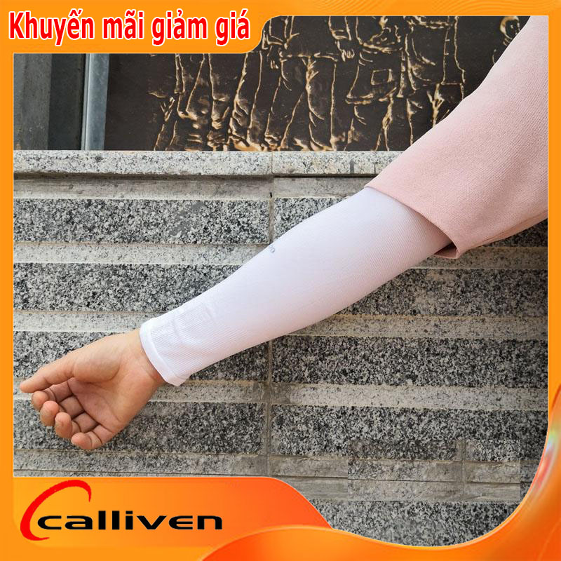 Băng chống nắng tay áo nam và nữ bảo vệ cánh tay che UV lái xe găng tay băng lụa tay áo mỏng Sun protection gloves