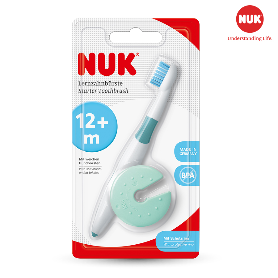 Bàn chải đánh răng cho bé Nuk lông mềm mảnh