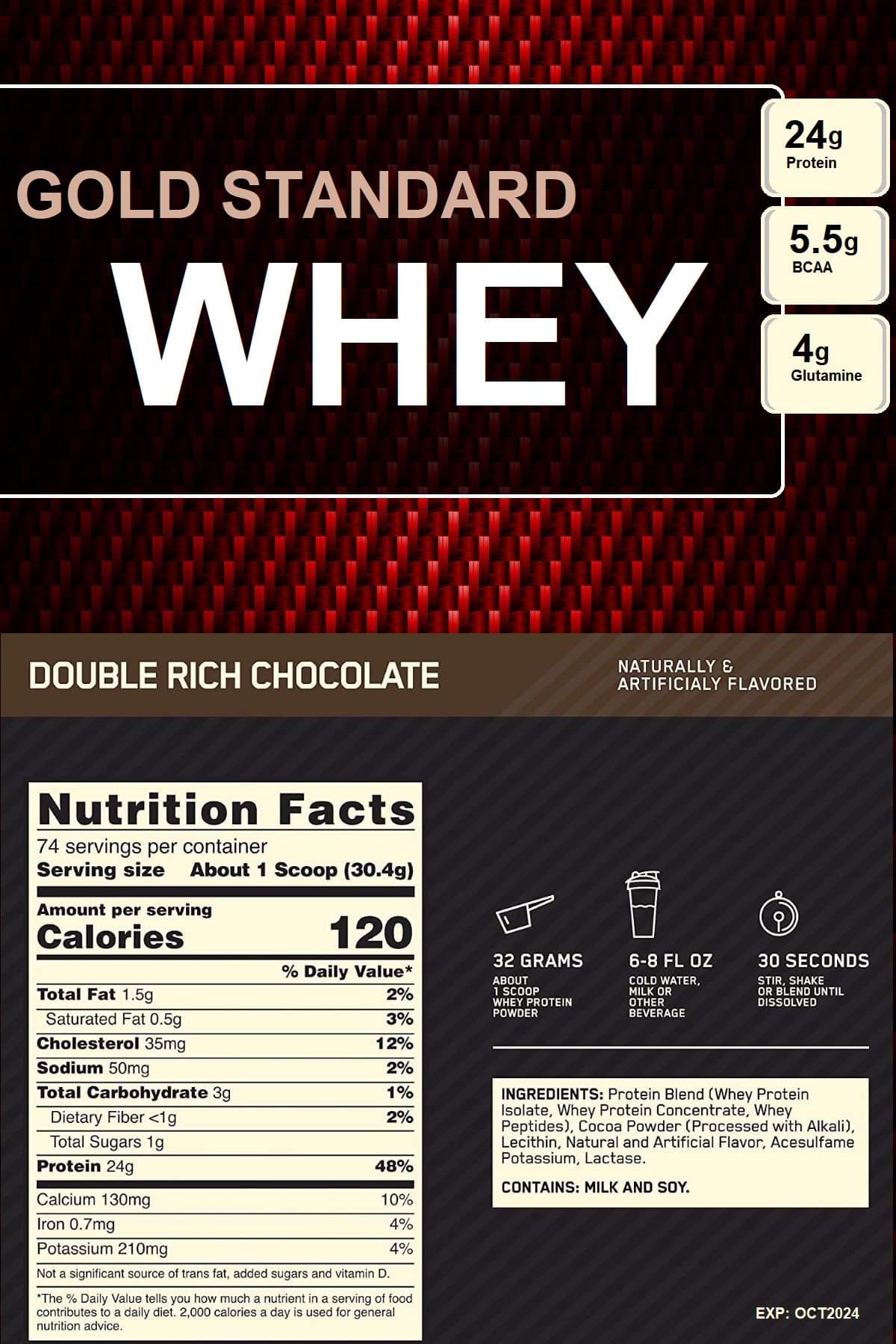 Sữa Tăng Cơ Whey Gold Protein Gói Share 500gam - ShapeyourBody