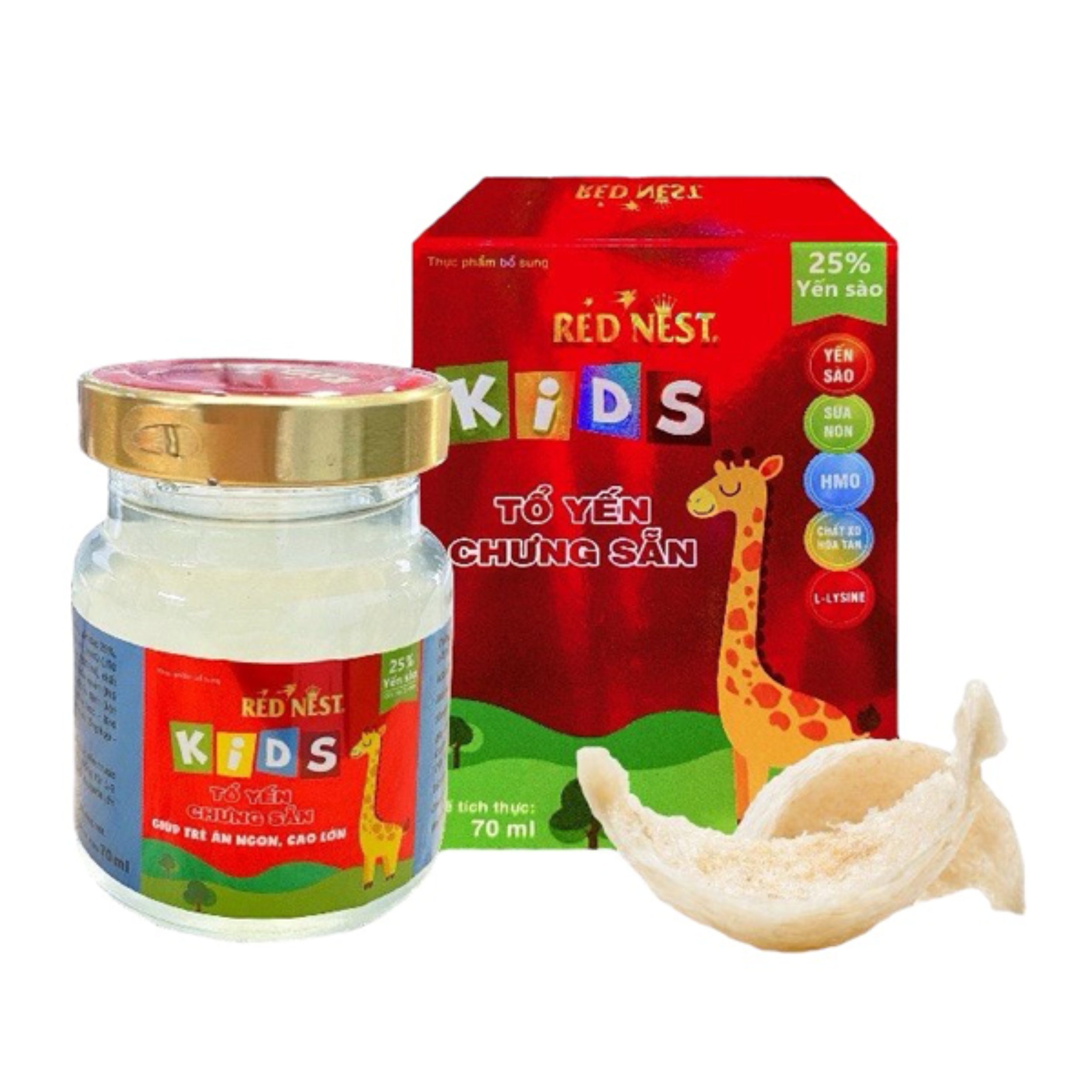 Nước yến sào trẻ em cao cấp red nest – yến sào for kids 25%