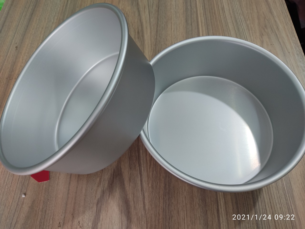 KHUÔN BÁNH NHÔM CAO CẤP HÌNH TRÒN ĐÁY LIỀN  8 INCH 21 cm x 8 cm