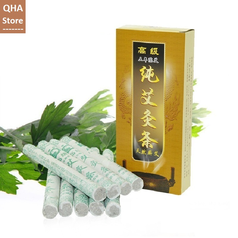 Nhang ngải cứu nhung - điếu ngải cỡ trung - gói 10 cây