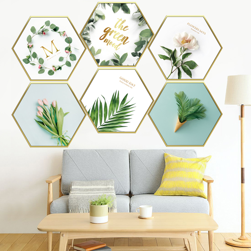 Decal Sticker Tranh dán tường mẫu hoa lá IN công nghệ chất lượng cao Zooyoo ZH60