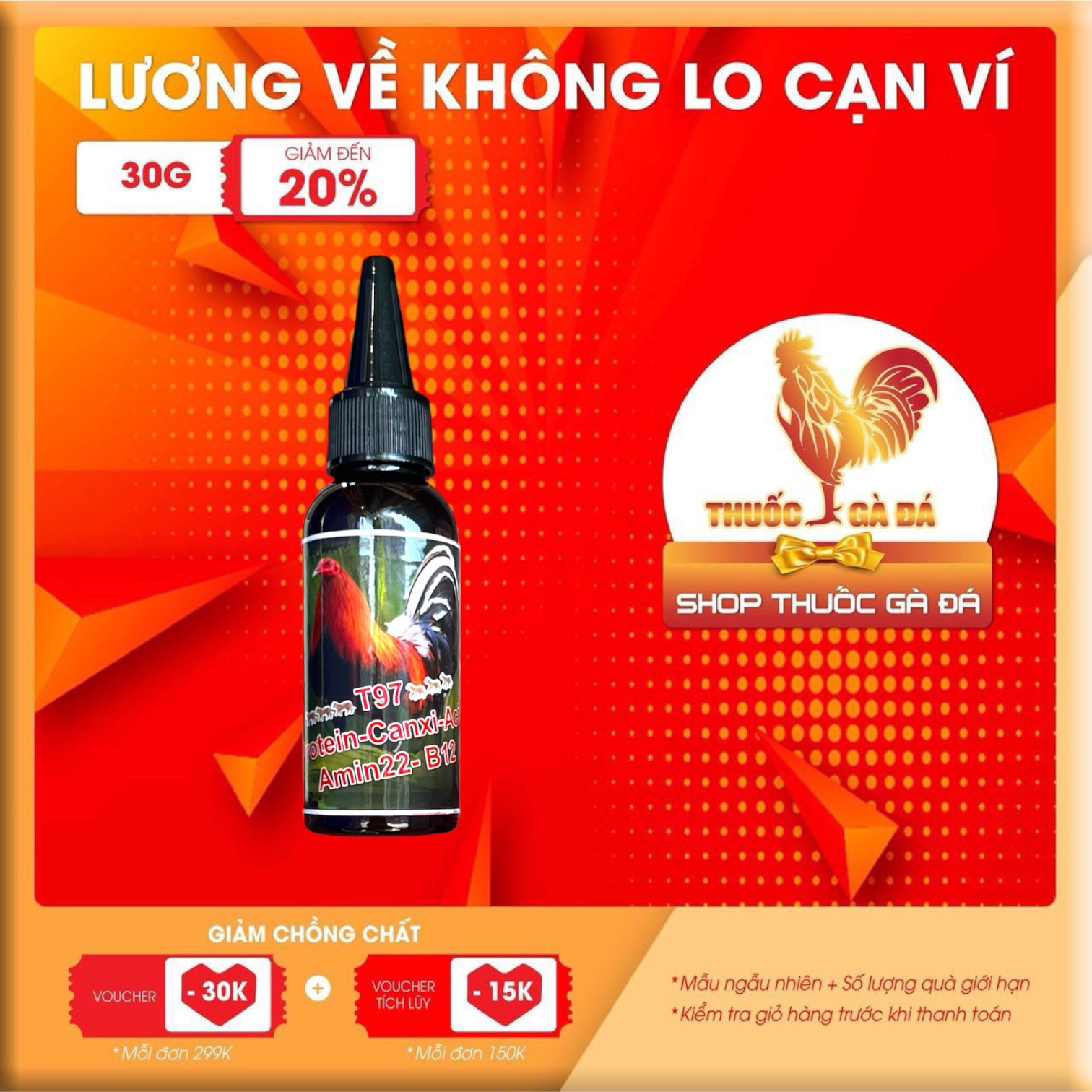 T97 nuôi gà tơ, chế độ nhanh lên tay cho gà