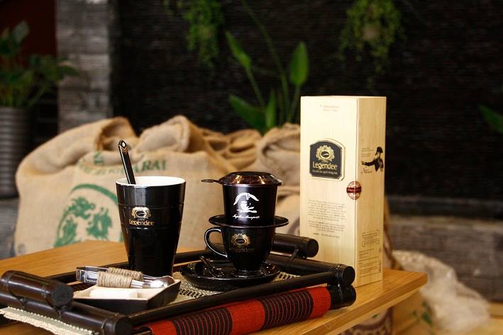 Cà phê chồn legend trung nguyên hộp gỗ 225gr