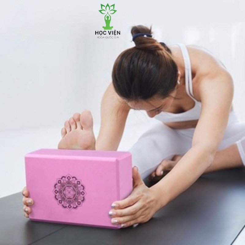 Gạch Tập Yoga In Hoa Mandala -YOGA QG, Chất Liệu EVA Cao Cấp, Giúp Bạn Tập Yoga Tại Nhà Và Phòng Tập