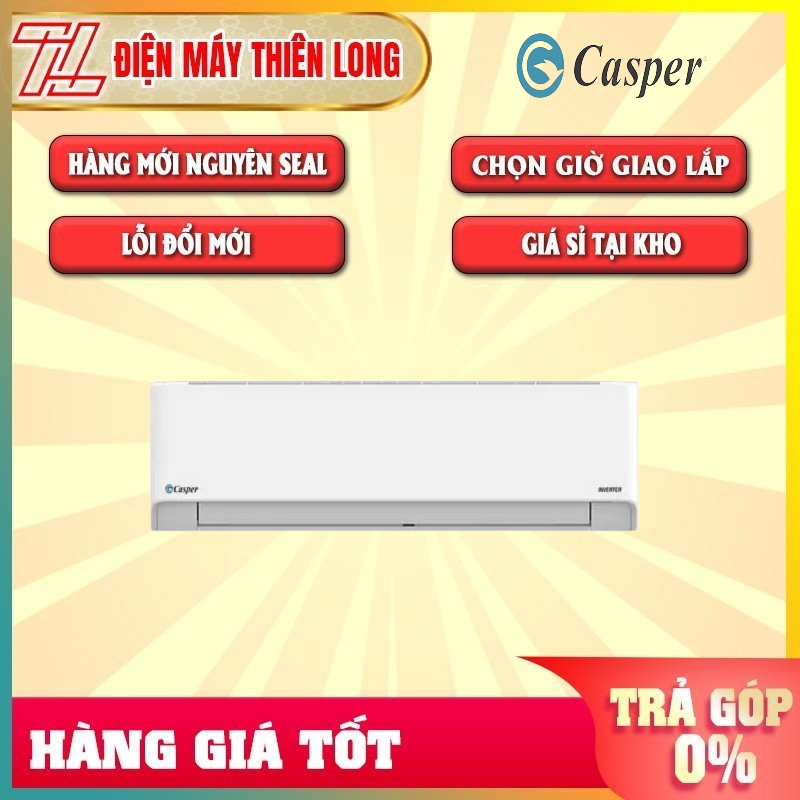 Máy lạnh Casper Inverter 1 HP HC-09IA32 - Chức năng hút ẩm, Chức năng Smart Tự động cảm biến nhiệt độ phòng Làm lạnh nhanh tức thì - TRẢ GÓP 0% - GIAO TOÀN QUỐC - NGOÀI HCM TÍNH PHÍ
