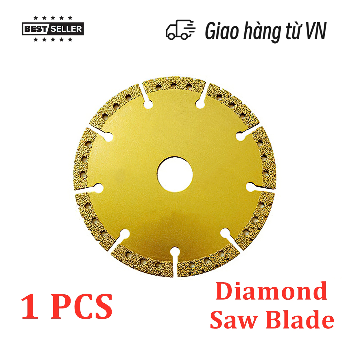 Đĩa cưa kim cương bằng thép không gỉ 100mm dành cho máy mài góc, lưỡi mài sử dụng đa năng 5 trong 1