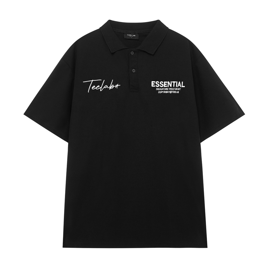 Áo Polo Unisex Teelab Essential AP004 form rộng chất đẹp