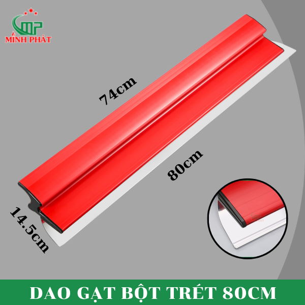 Dao gào bột trét tường minh phát, dao cào bột matit cho máy phun bột thủy lực 80cm