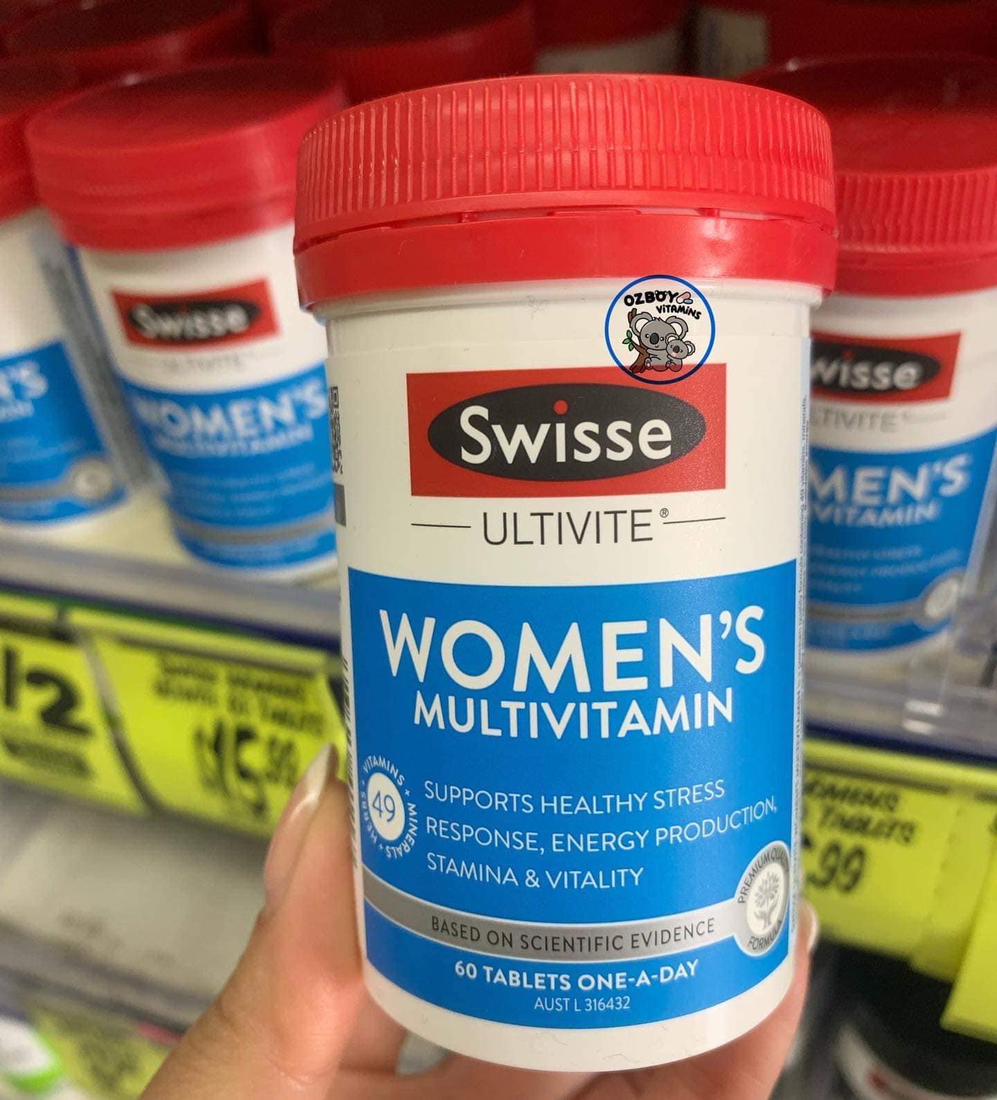 Swisse Women’s Ultivite Multivitamin - 60 viên Vitamin tổng hợp cho nữ