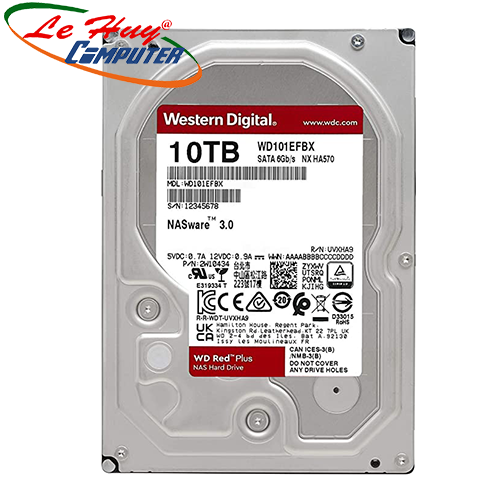 HDD Western Red Plus 10TB 3.5inch SATA 3 WD101EFBX