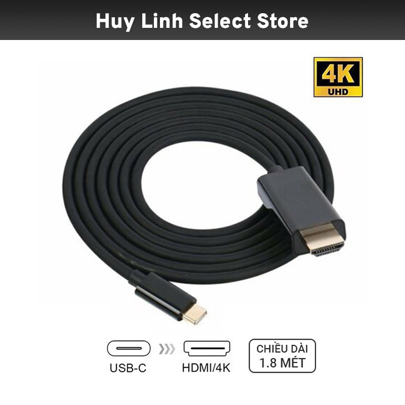 Cáp Type C sang HDMI HDTV AV TV hỗ trợ 4K 1080 30HZ HL125