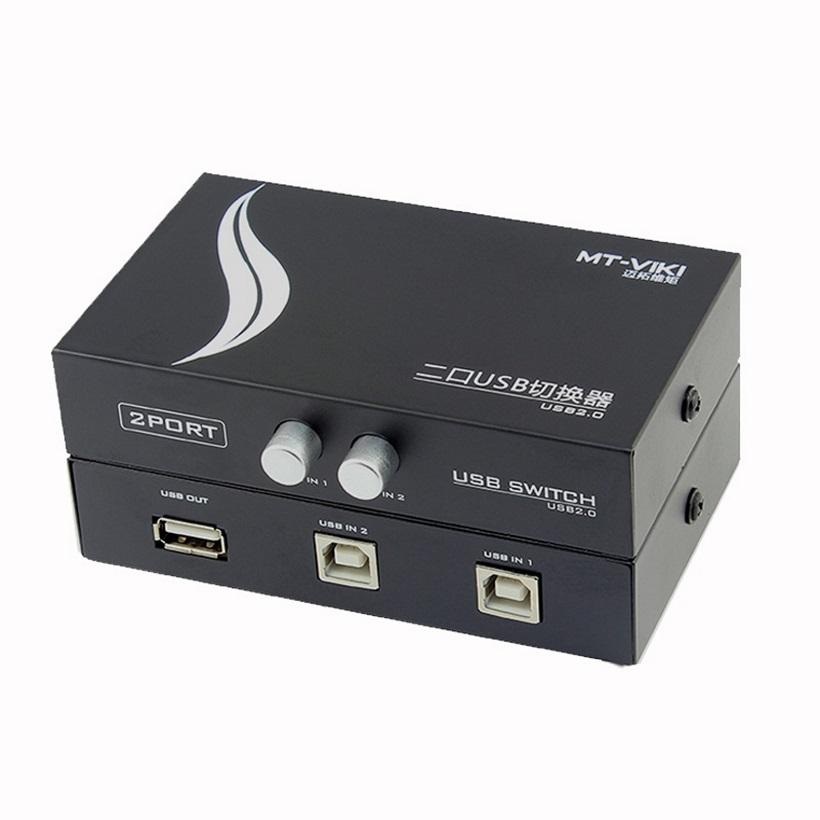 Bộ chia máy in 2 cổng MT Viki tặng 2 cáp USB máy in 1.5m