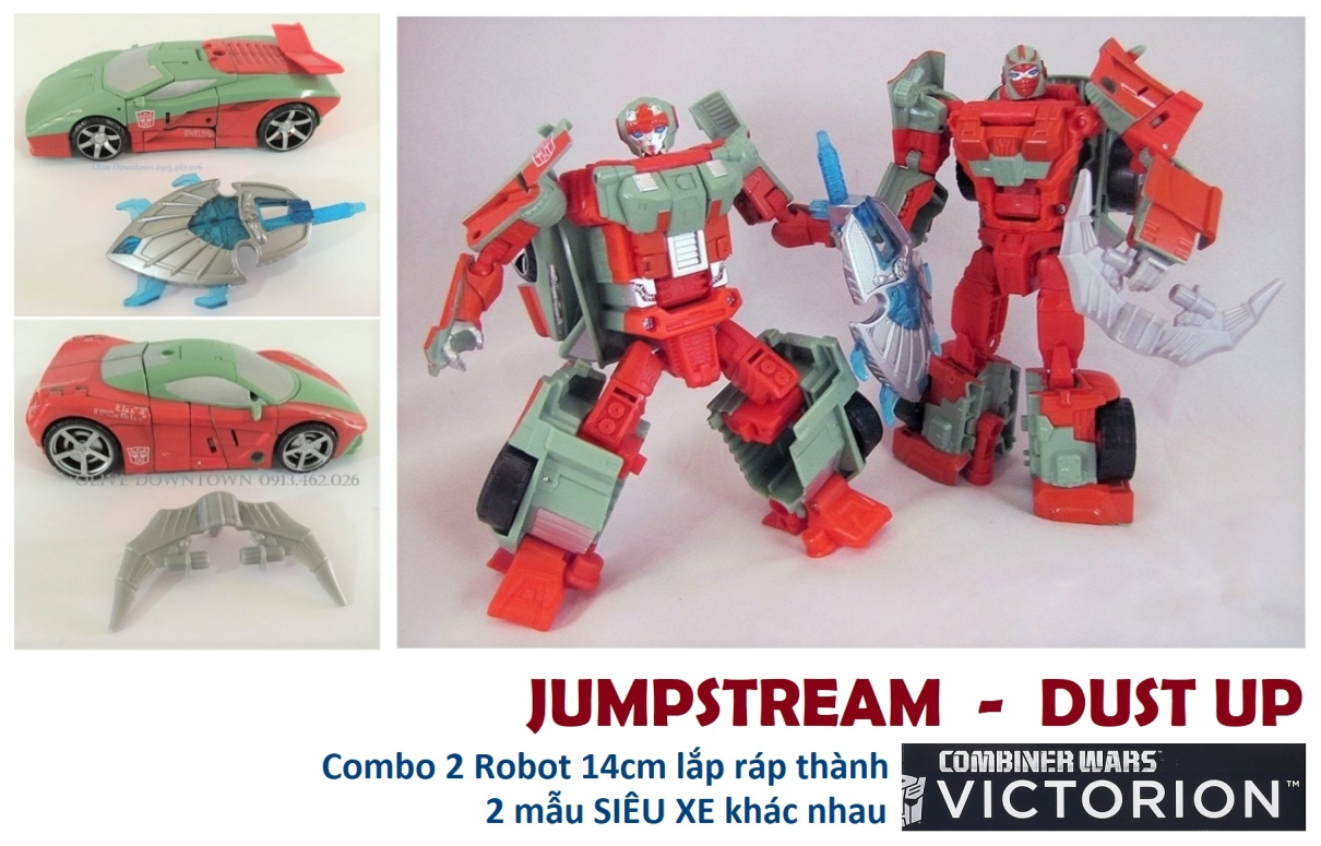TRANSFORMERS * Robot 14cm lắp ráp thành các mẫu SIÊU XE khác nhau - Đồ chơi VNXK Takara Tomy