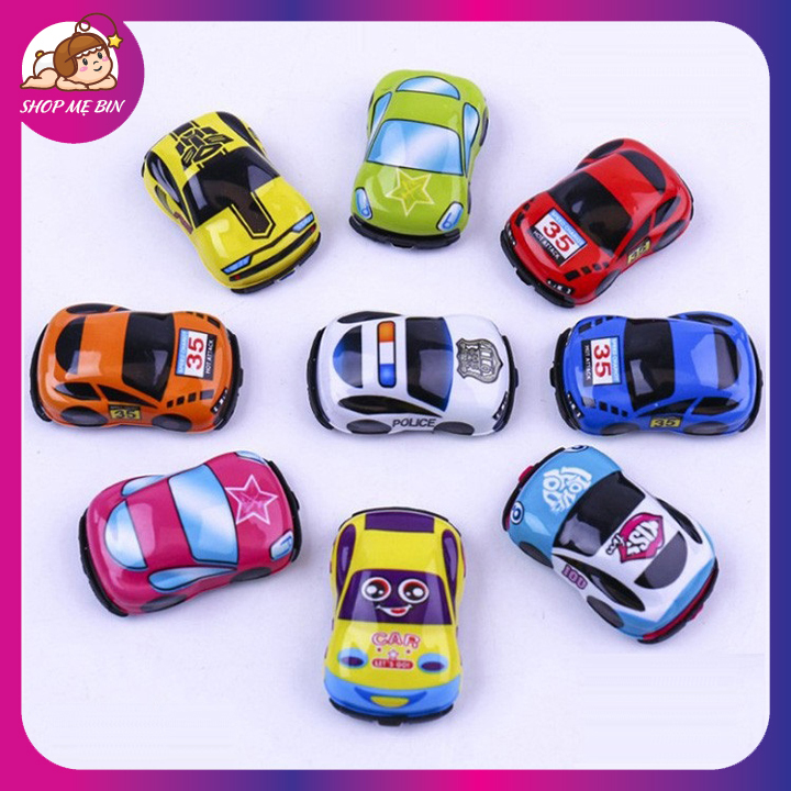 Đồ chơi trẻ em, ô tô đồ chơi mini lên dây cót chạy đà, tạo cảm giác thích thú cho bé