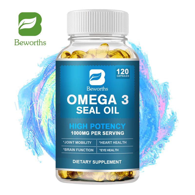 Viên nang dầu hải cẩu Omega 3 với EPA DPA DHA giúp hỗ trợ sức khỏe tim
