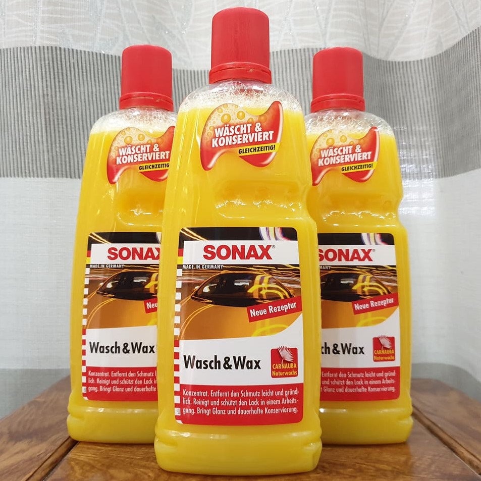 Nước rửa xe 2:1 sonax wash & wax 1000ml