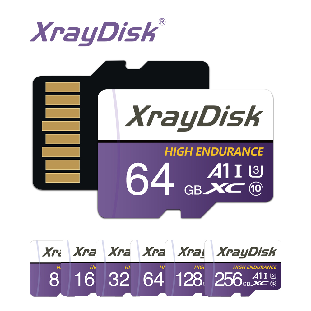 Thẻ Nhớ Xraydisk 128GB/64GB/32GB Chuyên Dùng Cho CAMERA và Điện Thoại Thẻ TF Micro Sd Class10 128GB/256GB/64GB/32GB/16GBThẻ TF 128GB Tốc độ 100MB/S MaxWith Card Adapter