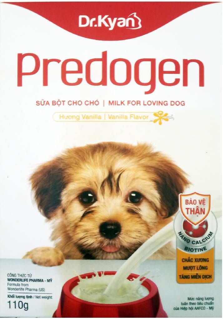 Sữa bột cho chó predogen dr.kyan hộp 110g