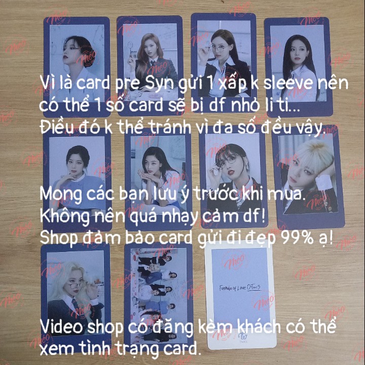 [Méo Store] Có sẵn card pre TWICE của Synnara hàng chính hãng