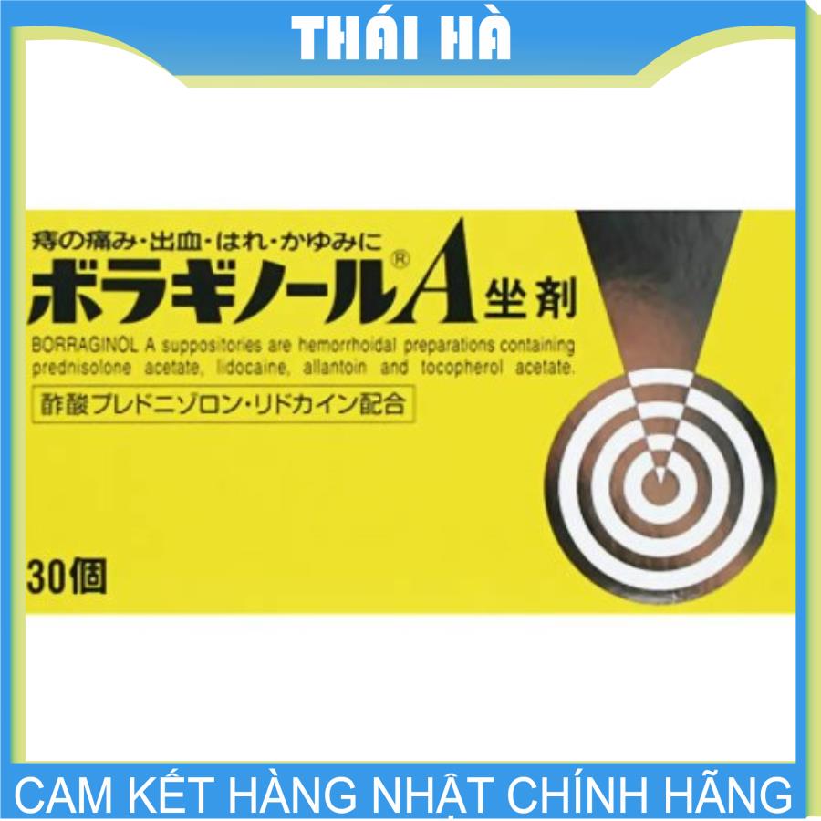Viên Đặc Trĩ Chữ A Boraginol 30 Viên Nhật Bản