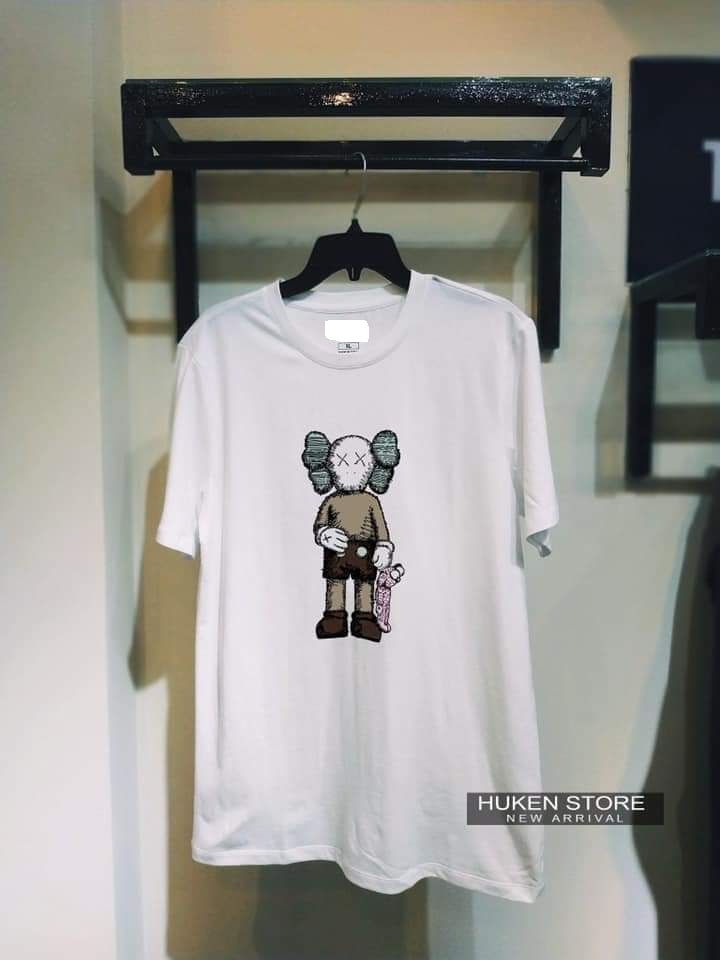 XẢ HÀNG - ĐỒNG GIÁ 19K Áo thun nam form rộng Hàn Quốc in hình Người Nộm Xám độc đẹp vải dày mịn mát