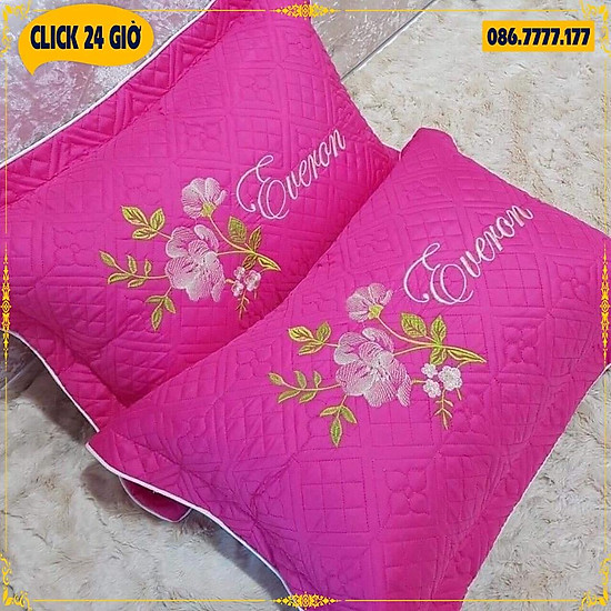[HCMC] cotton pillow case combo (2 PCs size 40x60 cm)