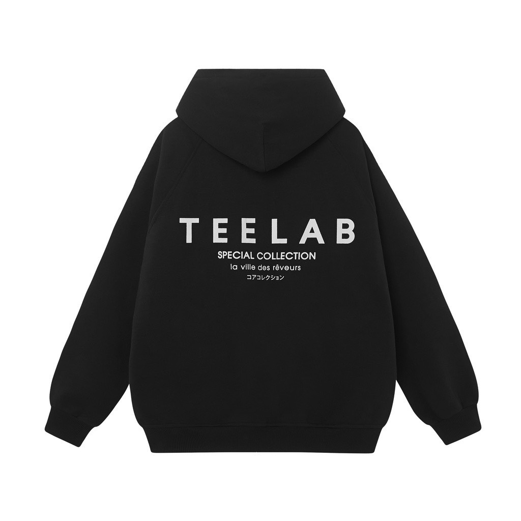 Áo hoodie teelab nỉ bông cao cấp , áo khoác nỉ unisex form rộng