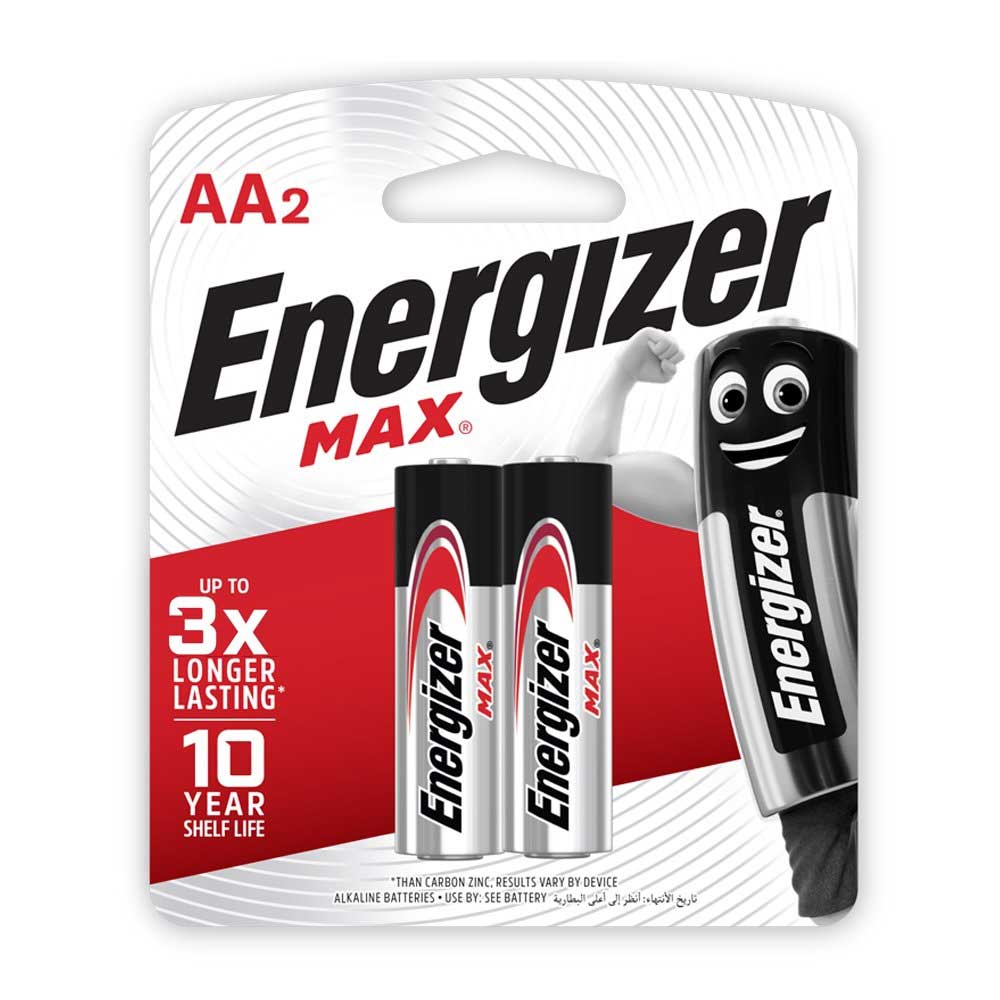 Vỉ 2 viên pin aa/aaa energizer max e91/e92 chính hãng