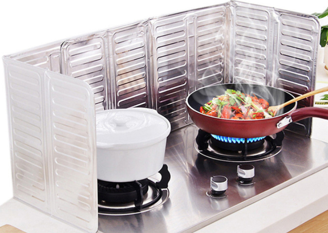 _combo 2 cái tấm chắn dầu mỡ, chắn gió cao cấp cho mọi loại bếp tiện dụng