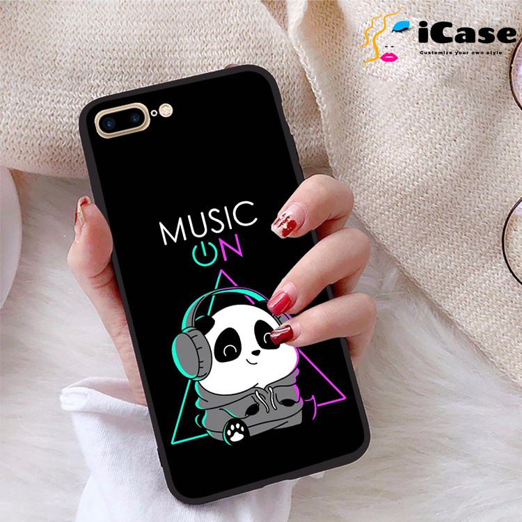 Ốp lưng iphone 7 plus viền dẻo tpu bst panda
