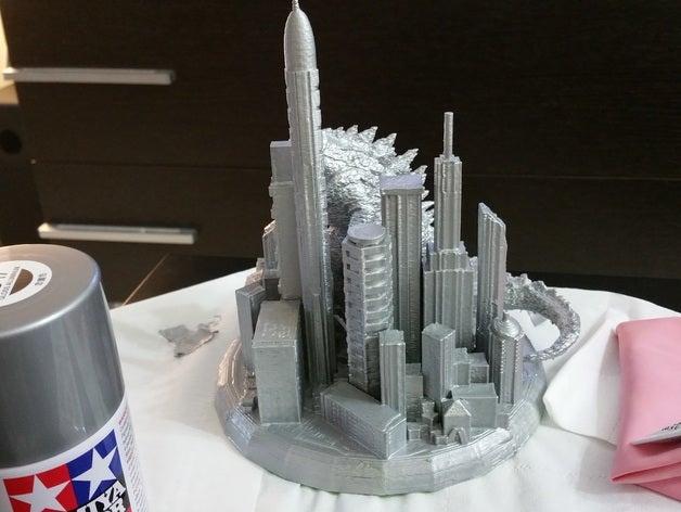 Mô hình Godzilla Metropolis - Godzilla King of the Monsters