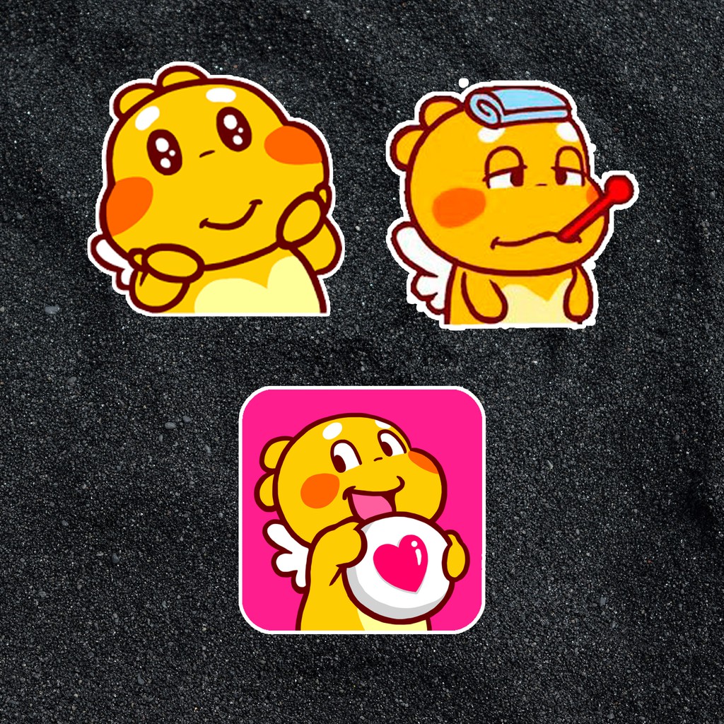 Qoobee agapi facebook sticker - nhán dãn Qoobee agapi - YouTube | Cute gif,  Stickers, Love stickers