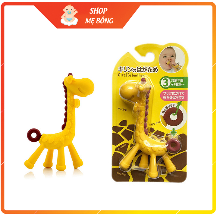Gặm nướu Hươu, Chuối cho bé giúp bé giải tỏa cơn đau khi ngứa lợi và làm sạch khoang miệng