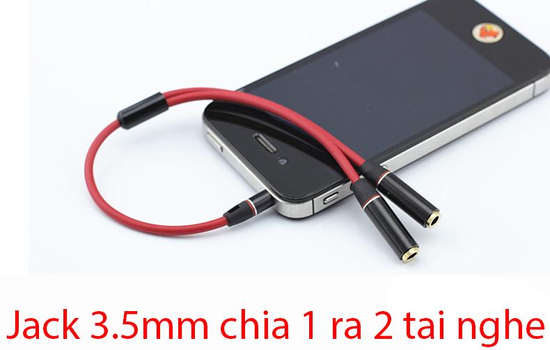 Jack chia tai nghe 1 ra 2 tai nghe