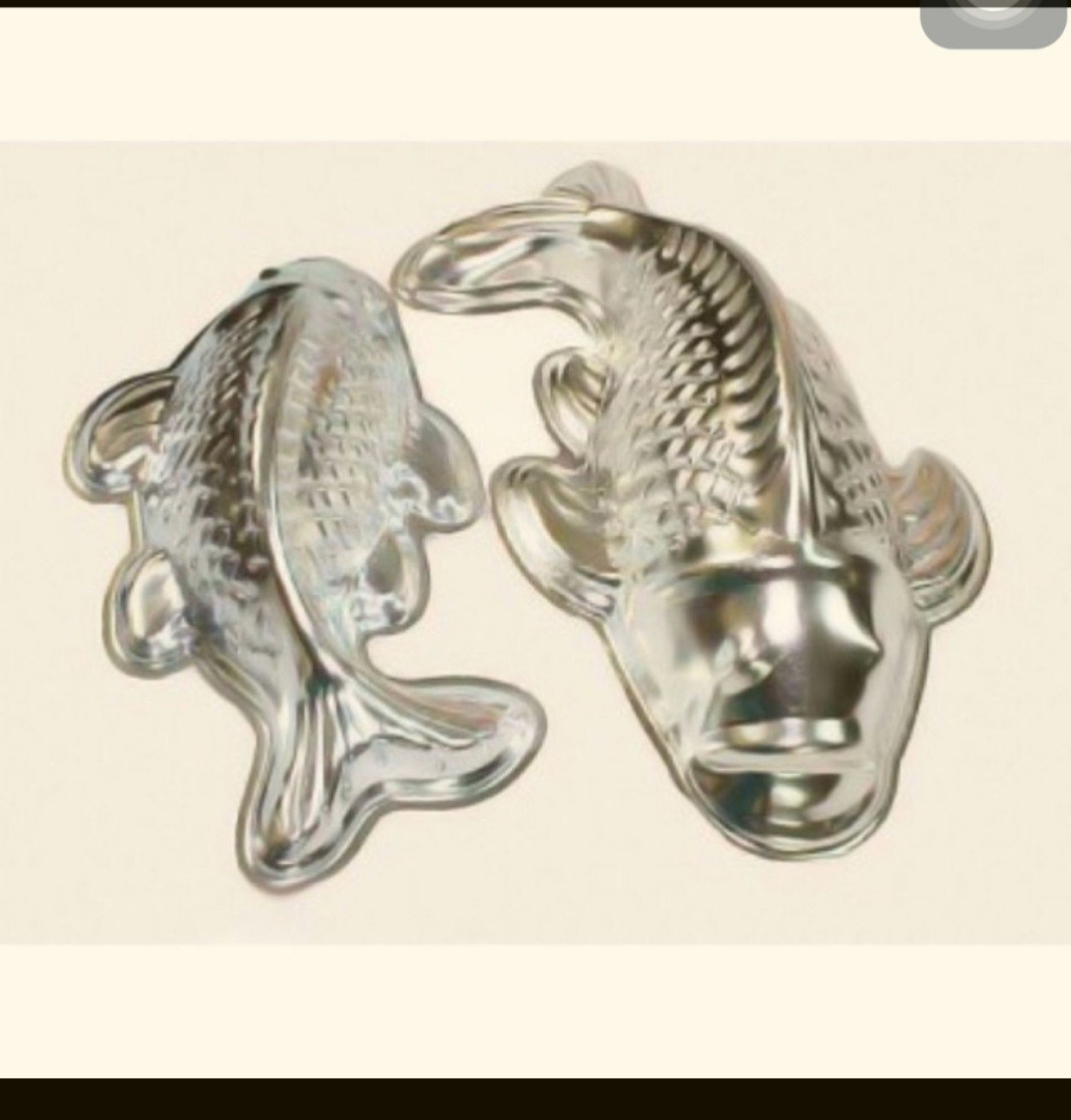 Khuôn cá chép nhỏ chất liệu nhôm cao cấp làm rau câu, xôi, bánh trung thu - Được làm từ chất liệu nhôm cao cấp đảm bảo an toàn vệ sinh