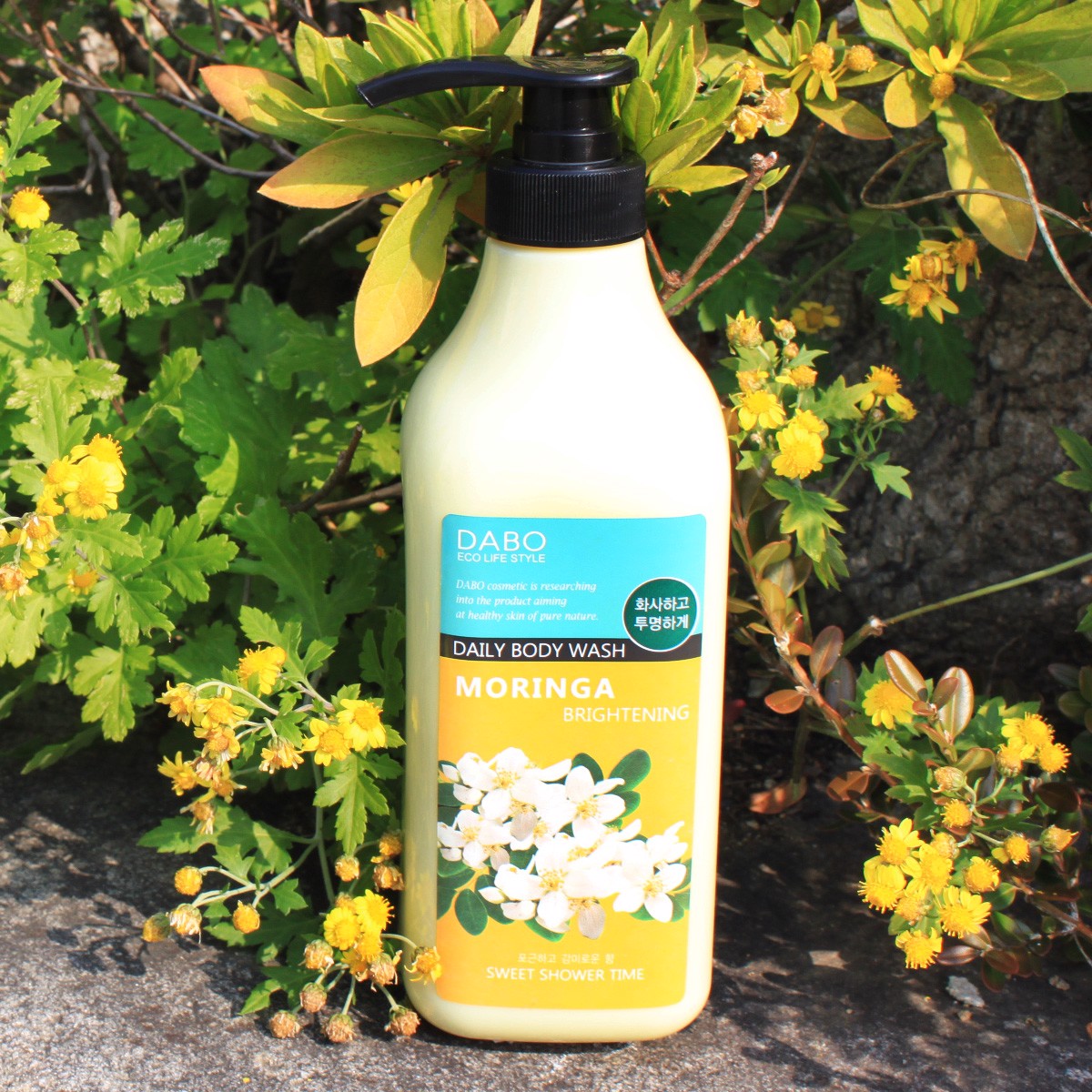 Sữa tắm cao cấp hàn quốc dabo moringa 750ml - tẩy tế bào chết, mịn da, mềm da