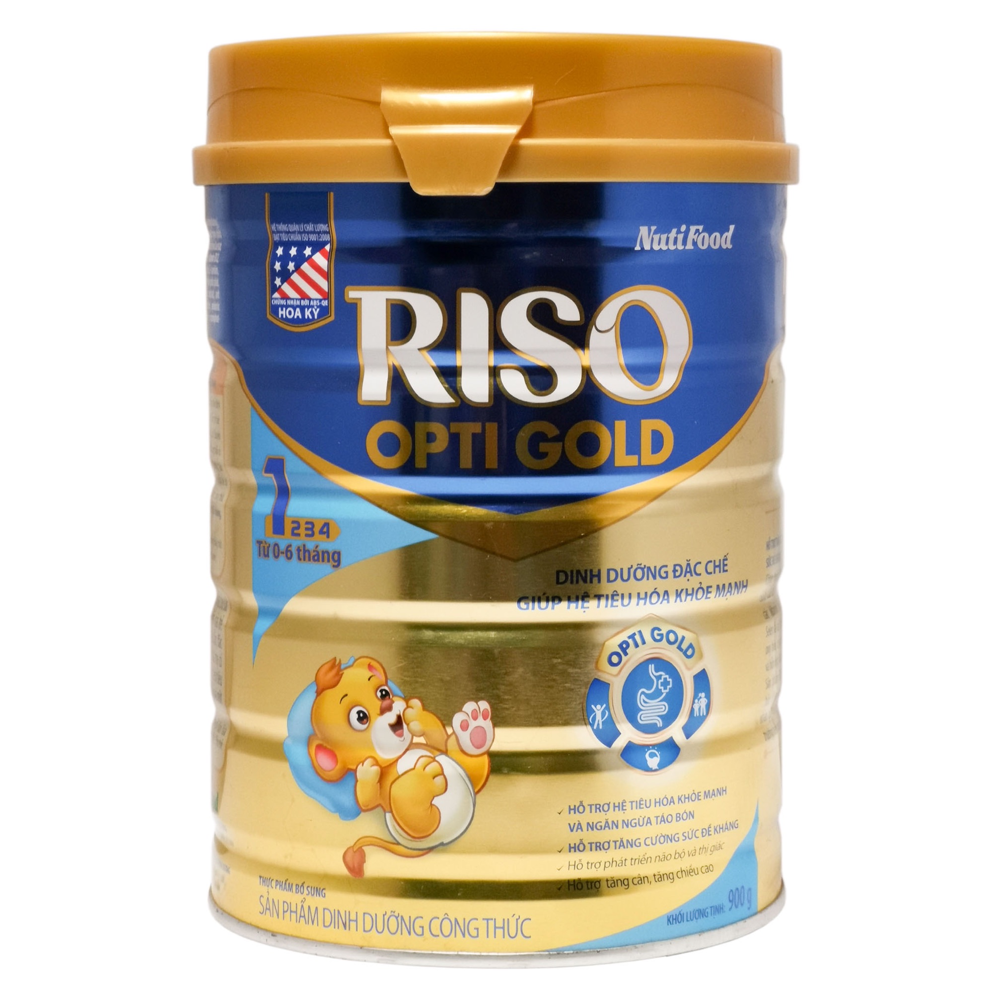 Hoàn tiền 12% Sữa Bột Riso Opti gold 1 850g