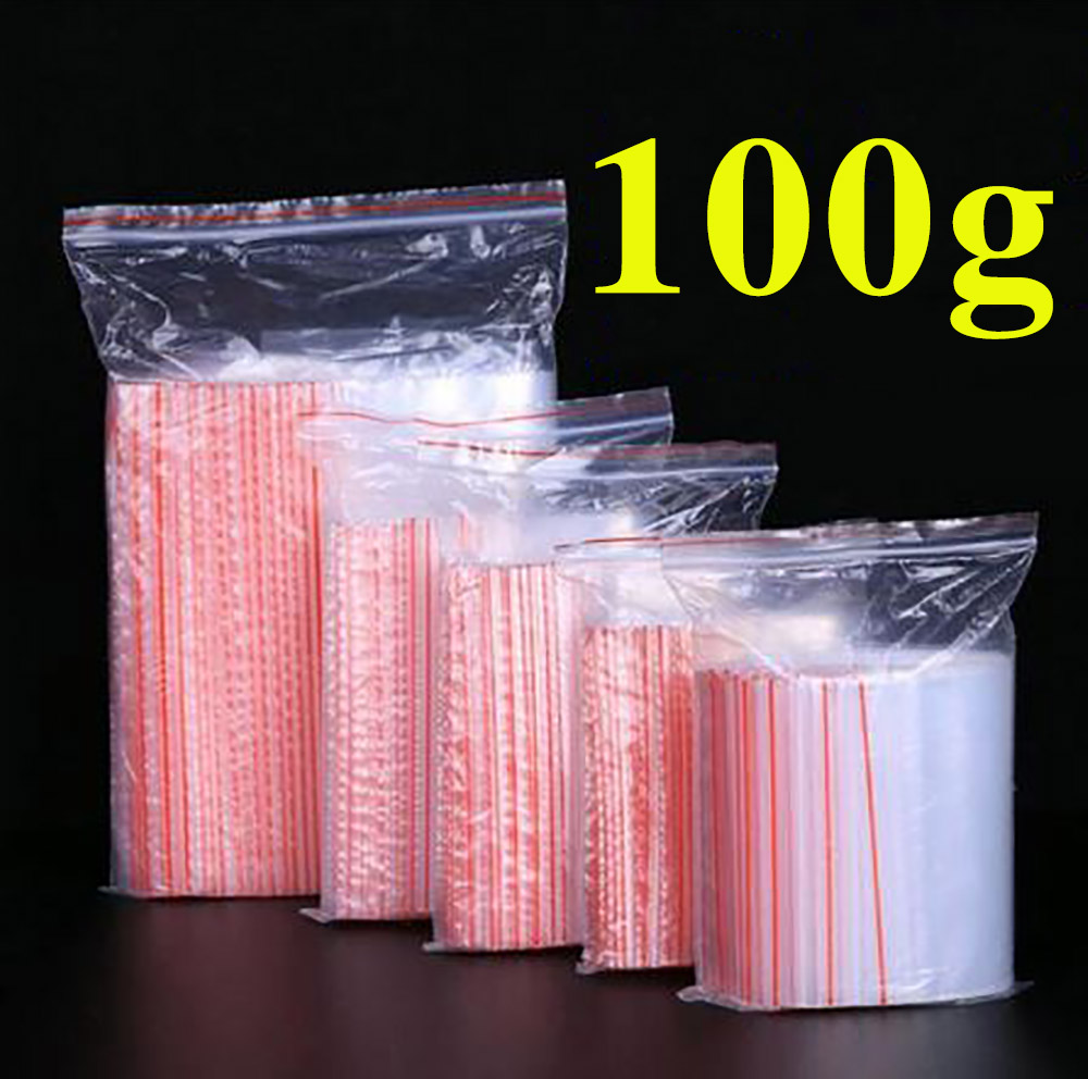 100g Túi Zipper đựng đồ thông dụng (tùy chọn size)