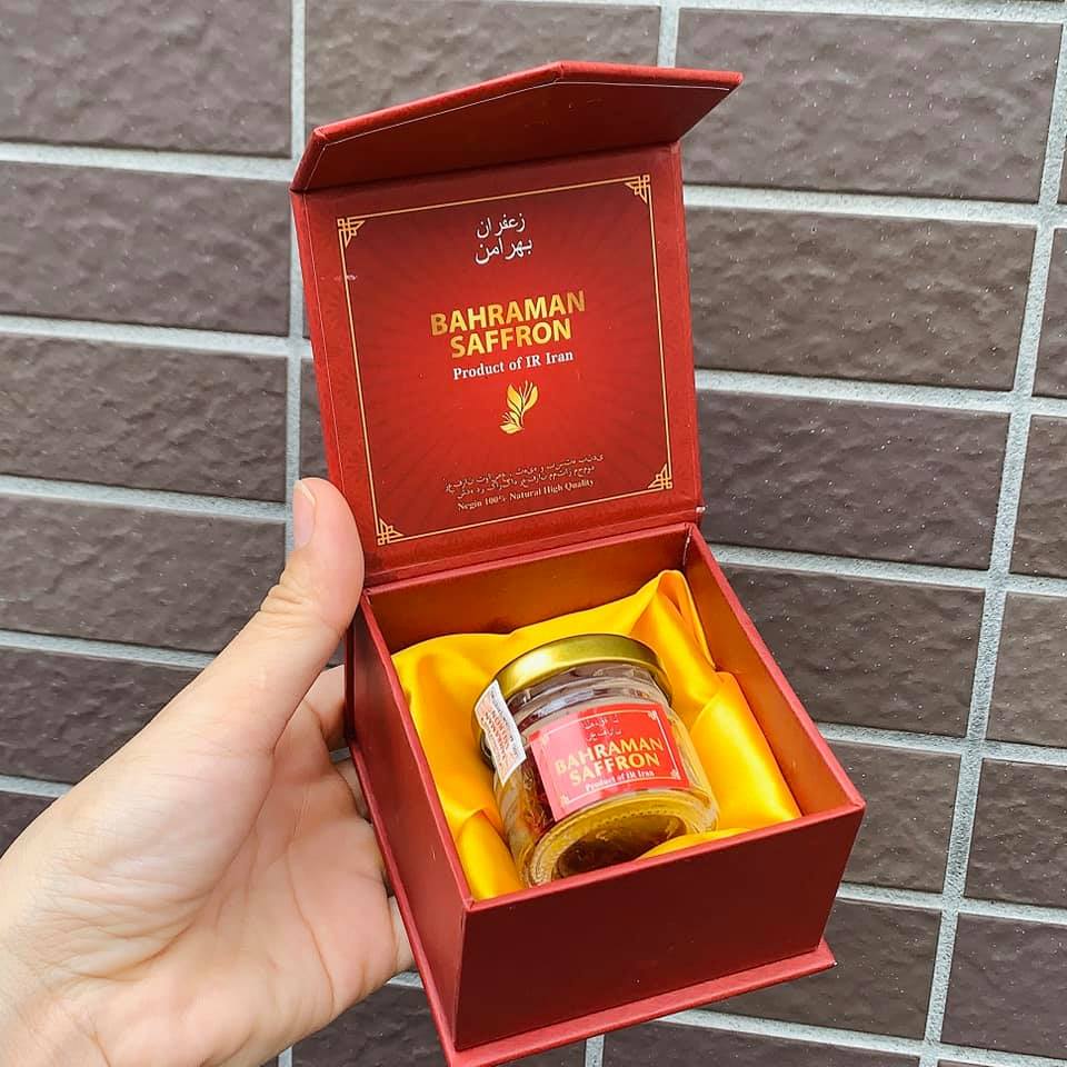 [HCM]Một gr saffron - Nhụy Hoa Nghệ Tây Saffron Super Negin Bahraman Iran - Giúp ngủ ngon - Chống lão hóa - Giảm Cholesterol